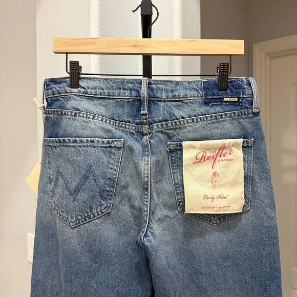 New! MOTHER Superior The Reifler in Early Blue Size 29 - Picture 10 of 11